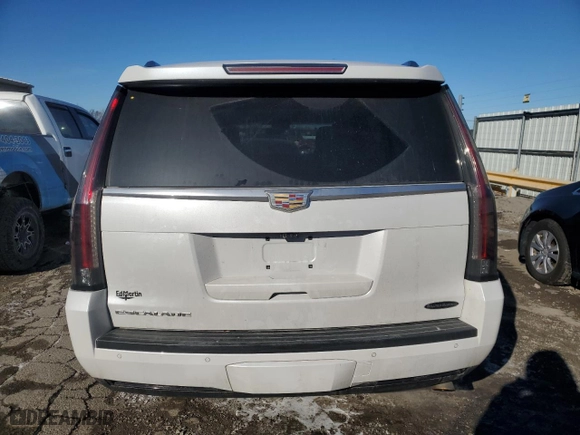 2017 Cadillac Escalade Luxury with VIN 1GYS4BKJ0HR115410, listed as a Copart auction lot 41447575 with 138,897 mi miles and Salvage Title. Bid and sale history available at carsss.com. Image 6.
