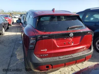 2025 Nissan Kicks SR with VIN 3N8AP6DCXSL300355, listed as a Copart auction lot 76064804 with 533 mi miles and Non Repairable. Bid and sale history available at carsss.com. Image 6.