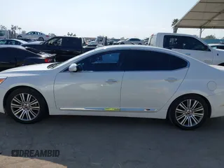 2016 Kia Cadenza Premium with VIN KNALN4D75G5218796, listed as a IAAI auction lot 42151269 with 123,332 mi miles. Bid and sale history available at carsss.com. Image 14.
