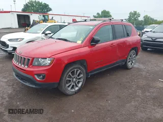 2017 Jeep Compass Sport with VIN 1C4NJCBA8HD166880, listed as a IAAI auction lot 42593173 with 110,397 mi miles and . Bid and sale history available at DreamBid. Image 17.