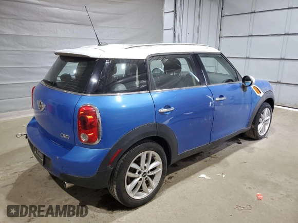 2011 MINI Countryman with VIN WMWZB3C54BWH94690, listed as a Copart auction lot 58988065 with 100,168 mi miles and Clean title. Bid and sale history available at DreamBid. Image 3.