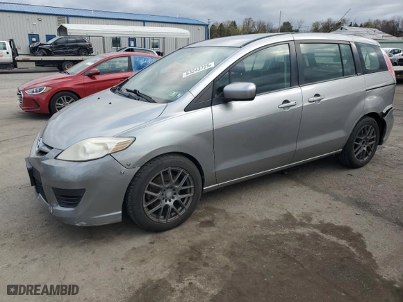 2010 Mazda Mazda5 Sport with VIN JM1CR2WLXA0367750, listed as a Copart auction lot 53243725 with 159,469 mi miles and Salvage Title. Bid and sale history available at carsss.com. Image 1.