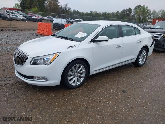 2015 Buick LaCrosse Leather with VIN 1G4GB5G39FF291766, listed as a IAAI auction lot 41905977 with 59,635 mi miles. Bid and sale history available at carsss.com. Image 2.