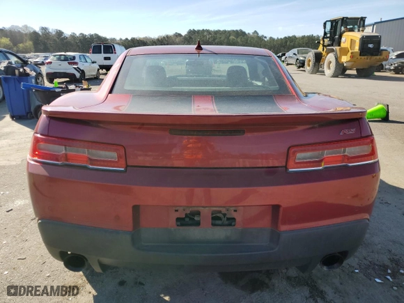 2014 Chevrolet Camaro LT with VIN 2G1FC1E33E9166030, listed as a Copart auction lot 49600755 with 210,815 mi miles and Salvage Title. Bid and sale history available at carsss.com. Image 6.