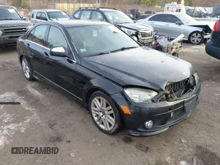 2008 Mercedes-Benz C-Class 3.0L Sport with VIN WDDGF81X48F184722, listed as a IAAI auction lot 41315918 with 1 mi miles. Bid and sale history available at carsss.com. Image 1.