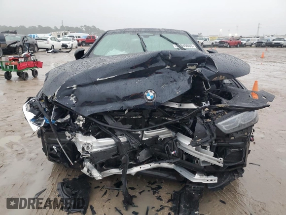 2024 BMW 8 Series M850i xDrive with VIN WBABC4C07RCP91011, listed as a Copart auction lot 42949665 with Not Provided miles and Salvage Title. Bid and sale history available at DreamBid. Image 5.