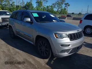 2018 Jeep Grand Cherokee High Altitude with VIN 1C4RJFCG8JC438829, listed as a IAAI auction lot 42618532 with 87,833 mi miles and . Bid and sale history available at DreamBid. Image 1.