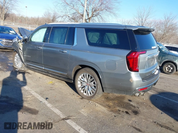 2023 GMC Yukon XL Denali with VIN 1GKS2JKL3PR445326, listed as a IAAI auction lot 41075559 with 42,324 mi miles. Bid and sale history available at carsss.com. Image 3.