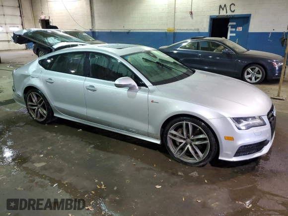 2015 Audi A7 3.0 Prestige with VIN WAU2GAFC9FN003659, listed as a Copart auction lot 81085863 with 0 mi miles. Bid and sale history available at carsss.com. Image 4.