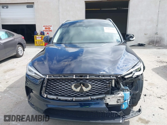 2021 Infiniti QX50 Luxe with VIN 3PCAJ5BB7MF123895, listed as a IAAI auction lot 41811100 with 23,164 mi miles and . Bid and sale history available at DreamBid. Image 13.