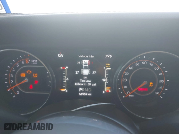 2021 Jeep Gladiator High Altitude with VIN 1C6HJTFG8ML551570, listed as a IAAI auction lot 42229235 with 56,959 mi miles and . Bid and sale history available at DreamBid. Image 7.