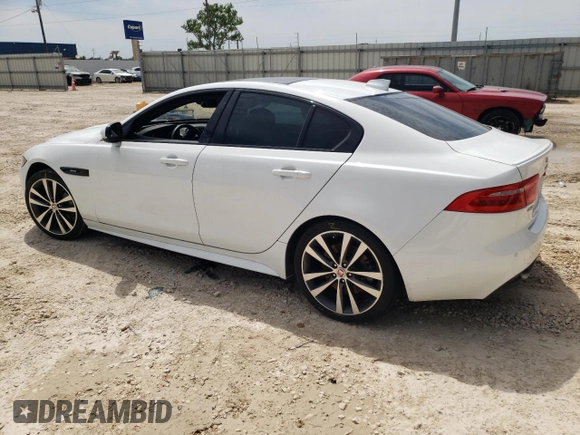 2018 Jaguar XE with VIN SAJAF4FX0JCP33858, listed as a Copart auction lot 54873844 with 46,402 mi miles and Salvage Title. Bid and sale history available at DreamBid. Image 2.