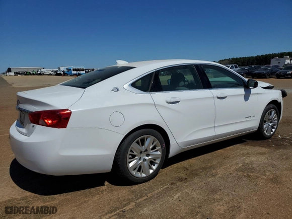 2016 Chevrolet Impala LS with VIN 2G11Z5SA7G9196265, listed as a Copart auction lot 50055225 with 66,515 mi miles and Salvage Title. Bid and sale history available at carsss.com. Image 3.