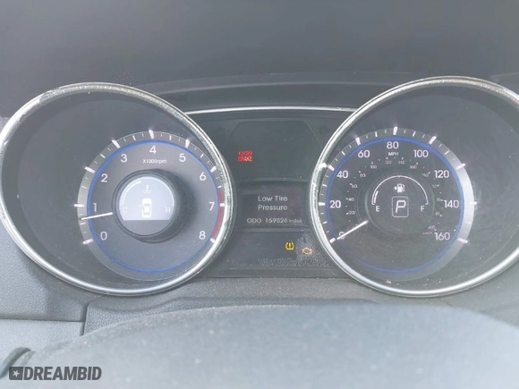 2011 Hyundai Sonata GLS PZEV with VIN 5NPEB4AC3BH212834, listed as a IAAI auction lot 41253992 with 159,026 mi miles. Bid and sale history available at carsss.com. Image 7.