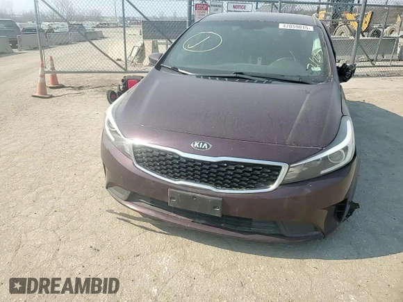 2017 Kia Forte LX with VIN 3KPFK4A70HE160177, listed as a Copart auction lot 48295945 with 133,496 mi miles and Salvage Title. Bid and sale history available at carsss.com. Image 11.