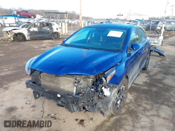 2020 Kia Forte LXS with VIN 3KPF24AD1LE204783, listed as a IAAI auction lot 41457496 with 259,981 mi miles. Bid and sale history available at carsss.com. Image 18.