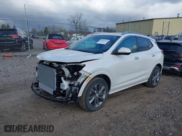 2021 Buick Encore GX Essence with VIN KL4MMGSL6MB038780, listed as a IAAI auction lot 42026247 with 51,244 mi miles and . Bid and sale history available at DreamBid. Image 18.