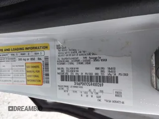 2016 Ford Fusion Titanium with VIN 3FA6P0K92GR400269, listed as a IAAI auction lot 41961043 with 191,638 mi miles and . Bid and sale history available at DreamBid. Image 9.