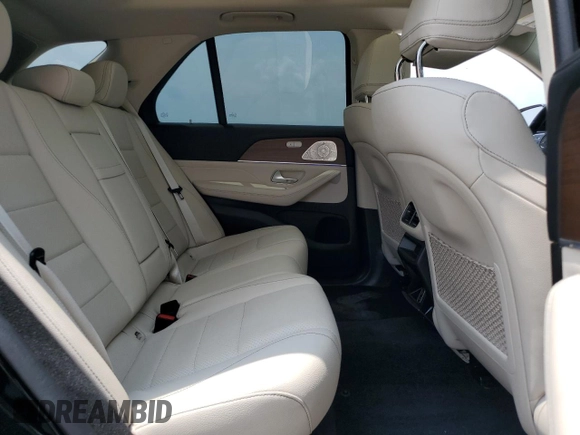 2023 Mercedes-Benz GLE 450 with VIN 4JGFB5KBXPA942055, listed as a Copart auction lot 59497515 with 24,857 mi miles and Salvage title. Bid and sale history available at DreamBid. Image 11.
