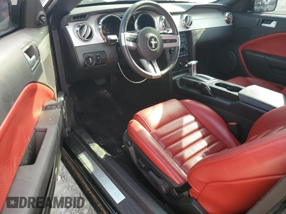 2006 Ford Mustang GT Deluxe with VIN 1ZVHT82H065221716, listed as a Copart auction lot 60331675 with 23,275 mi miles and Salvage title. Bid and sale history available at DreamBid. Image 8.