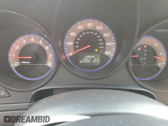 2007 Acura TL with VIN 19UUA66267A044410, listed as a Copart auction lot 55256715 with 143,293 mi miles and Clean Title. Bid and sale history available at carsss.com. Image 9.