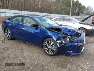 2017 Nissan Maxima Platinum with VIN 1N4AA6AP5HC421258, listed as a IAAI auction lot 41212880 with 101,435 mi miles and . Bid and sale history available at DreamBid. Image 1.