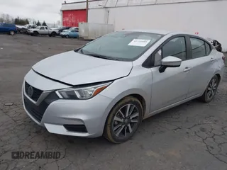 2021 Nissan Versa SV with VIN 3N1CN8EV1ML893177, listed as a IAAI auction lot 41524088 with 19,520 mi miles. Bid and sale history available at carsss.com. Image 2.