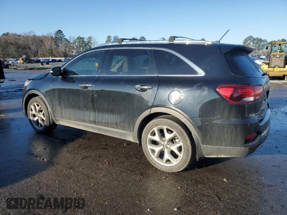 2019 Kia Sorento EX Sport V6 with VIN 5XYPH4A52KG609919, listed as a Copart auction lot 42427105 with 92,308 mi miles and Salvage Title. Bid and sale history available at carsss.com. Image 2.