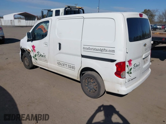 2015 Chevrolet City Express Cargo LS z VIN 3N63M0YN7FK725403, wystawiony jako IAAI lot #41613261 z przebiegiem 230 935 mil mil oraz . Historia ofert i sprzedaży dostępna na DreamBid. Obrazek 3.