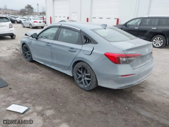 2024 Honda Civic Sedan Sport with VIN 2HGFE2F50RH539237, listed as a IAAI auction lot 41557843 with 7,010 mi miles. Bid and sale history available at carsss.com. Image 3.