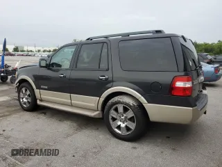 2007 Ford Expedition Eddie Bauer с VIN 1FMFU17557LA05396, выставлен на аукционе Copart как лот 59597425 с пробегом 129 441 миль миль и Списание • Salvage title. История ставок и продаж доступна на DreamBid. Изображение 2.
