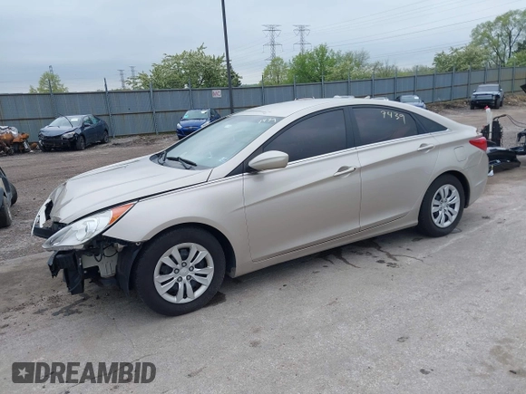 2011 Hyundai Sonata GLS with VIN 5NPEB4AC4BH113715, listed as a IAAI auction lot 42177439 with 183,176 mi miles and . Bid and sale history available at carsss.com. Image 2.
