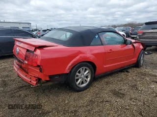 2007 Ford Mustang Deluxe with VIN 1ZVFT84N275312594, listed as a Copart auction lot 81361744 with Not Provided miles and Salvage Title. Bid and sale history available at carsss.com. Image 3.