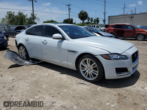 2018 Jaguar XF 35t Portfolio Ltd Edition with VIN SAJBN4EV9JCY53925, listed as a Copart auction lot 64157684 with 37,651 mi miles and Salvage Title. Bid and sale history available at carsss.com. Image 4.