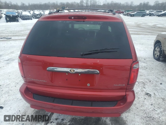 2007 Chrysler Town & Country Touring with VIN 2A8GP54L67R207318, listed as a Copart auction lot 46127425 with 57,155 mi miles and Salvage Title. Bid and sale history available at DreamBid. Image 6.
