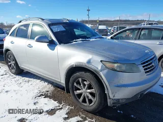 2008 Infiniti FX z VIN JNRAS08U48X100627, wystawiony jako IAAI lot #41234832 z przebiegiem 199 499 mil mil oraz . Historia ofert i sprzedaży dostępna na DreamBid. Obrazek 1.