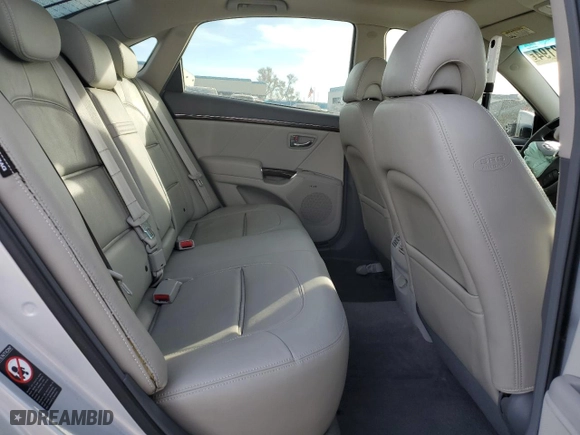 2011 Hyundai Azera Limited with VIN KMHFC4DF3BA539499, listed as a Copart auction lot 86912194 with 80,290 mi miles and Salvage Title. Bid and sale history available at carsss.com. Image 10.