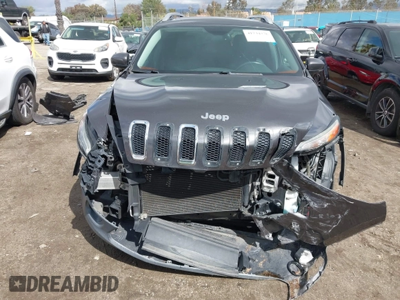2016 Jeep Cherokee Limited with VIN 1C4PJLDS8GW233799, listed as a IAAI auction lot 41734376 with 114,187 mi miles. Bid and sale history available at carsss.com. Image 13.