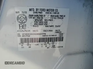 2013 Ford Edge Limited with VIN 2FMDK3KC6DBB31776, listed as a Copart auction lot 48566335 with 157,678 mi miles and Salvage Title. Bid and sale history available at DreamBid. Image 15.