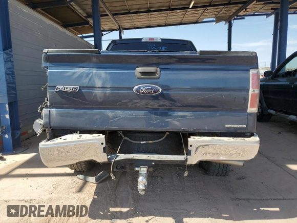 2014 Ford F-150 XL with VIN 1FTFX1EF1EKE23402, listed as a Copart auction lot 59042895 with 108,844 mi miles and Salvage title. Bid and sale history available at DreamBid. Image 6.