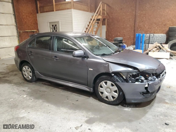 2011 Mitsubishi Lancer Sportback ES with VIN JA32X2HU9BU038621, listed as a Copart auction lot 82785354 with 212,570 mi miles and Salvage Title. Bid and sale history available at carsss.com. Image 4.