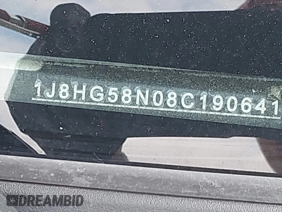 2008 Jeep Commander Limited with VIN 1J8HG58N08C190641, listed as a IAAI auction lot 42442380 with 194,114 mi miles and . Bid and sale history available at DreamBid. Image 9.