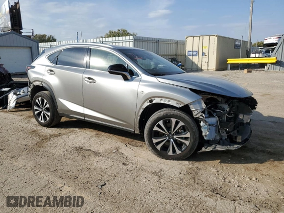 2020 Lexus NX with VIN JTJSARDZ8L5009844, listed as a Copart auction lot 76733124 with 60,139 mi miles and Salvage Title. Bid and sale history available at carsss.com. Image 4.