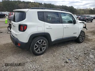 2018 Jeep Renegade Latitude with VIN ZACCJABB8JPG73693, listed as a Copart auction lot 49843235 with 92,447 mi miles and Salvage Title. Bid and sale history available at carsss.com. Image 3.