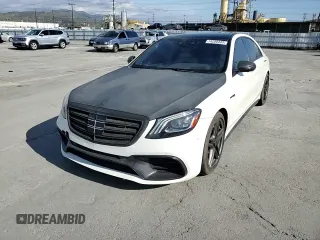 2018 Mercedes-Benz S 63 AMG with VIN WDDUG8JB6JA418611, listed as a Copart auction lot 74200443 with 43,380 mi miles and . Bid and sale history available at DreamBid. Image 11.