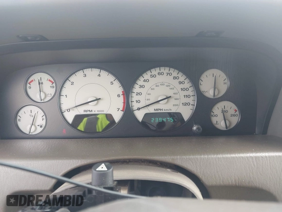 2004 Jeep Grand Cherokee Limited with VIN 1J4GX58SX4C255363, listed as a IAAI auction lot 42619798 with 239,475 mi miles and . Bid and sale history available at DreamBid. Image 7.