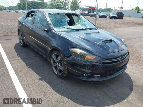 2016 Dodge Dart GT with VIN 1C3CDFEB0GD584857, listed as a IAAI auction lot 42570318 with 167,983 mi miles and . Bid and sale history available at DreamBid. Image 1.