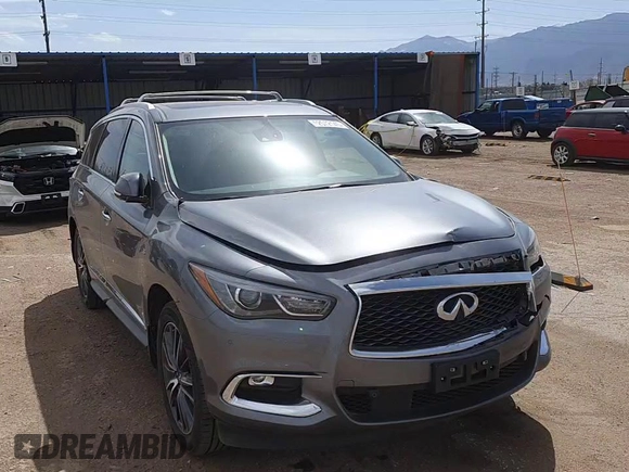 2018 Infiniti QX60 with VIN 5N1DL0MM7JC505146, listed as a Copart auction lot 52572145 with 75,057 mi miles and Salvage Title. Bid and sale history available at DreamBid. Image 11.
