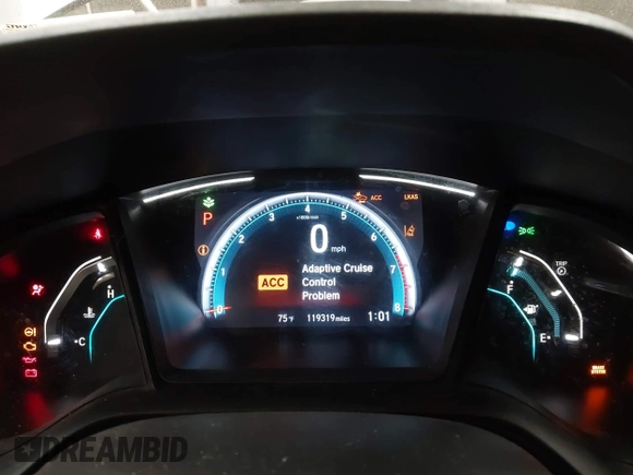 2020 Honda Civic LX with VIN 19XFC2F67LE006057, listed as a IAAI auction lot 42032759 with 119,319 mi miles and . Bid and sale history available at DreamBid. Image 16.