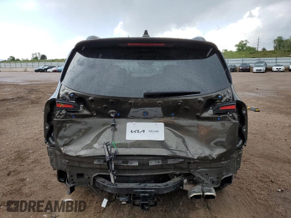2024 Kia Telluride SX Prestige X-Line с VIN 5XYP5DGC1RG466602, выставлен на аукционе Copart как лот 58376625 с пробегом 19 350 миль миль и Списание • Salvage title. История ставок и продаж доступна на DreamBid. Изображение 6.